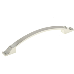 Teramo 7-9/16 Inch Center to Center Traditional Cabinet Pull, Brushed Nickel