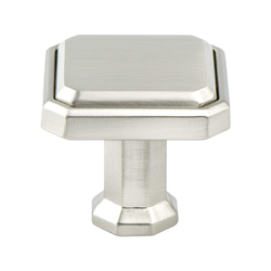 25% OFF Berenson Harmony 1-3/16 Inch Length Traditional Brushed Nickel Cabinet Knob from Timeless Charm Collection, Zinc Material