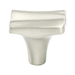 Berenson Puritan 1-5/16 Inch Length Artisan Style Brushed Nickel Cabinet Knob for Home Decor