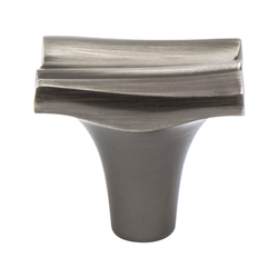Berenson Puritan 1-5/16 Inch Length Brushed Tin Cabinet Knob, Artisan Style Zinc Material