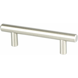 Berenson Advantage Plus 7, 3 Inch Center to Center Brushed Nickel Pull, Steel Material, Transitional Style