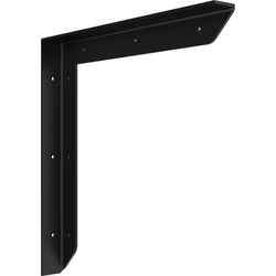 12 Inch Length x 12 Inch Height Versa Countertop Bracket, Black Powder Coat