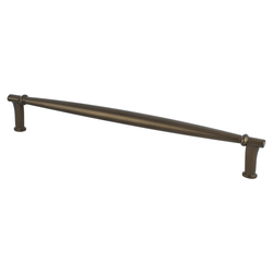 Berenson Dierdra Transitional Pull, 8-13/16 Inch Center to Center, Oil Rubbed Bronze Finish, Zinc Material for Cabinets