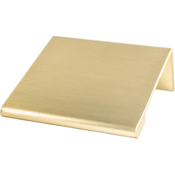 Berenson Contemporary Advantage Two 1 Inch Center to Center Champagne Edge Pull, Ideal for Minimalist Designs