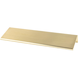 Berenson Contemporary Advantage Two 4-7/16 Inch Center to Center Edge Pull, Champagne Finish, Sleek Design, Ideal for Minimalist Decor