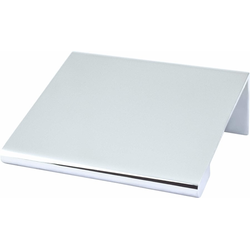 Berenson Contemporary Advantage Two 1 Inch Center to Center Edge Pull, Polished Chrome, Ideal for Minimalist Designs