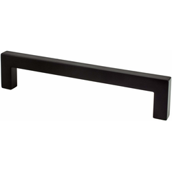 25% OFF Berenson Contemporary Advantage One 5-1/16 Inch Center to Center Matte Black Square Pull, Ideal for Modern Cabinets