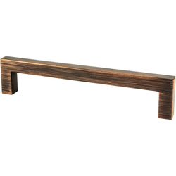 Berenson Contemporary Advantage One 5-1/16 Inch Center to Center Traditional Pull in Verona Bronze, Perfect for Modern Cabinets