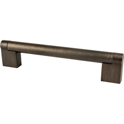 Berenson Contemporary Advantage Three 5-1/16 Inch Center to Center Verona Bronze Bar Pull, Ideal for Modern Decor