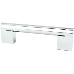 Berenson Contemporary Advantage Three 3-3/4 Inch Center to Center Polished Chrome Bar Pull, Versatile Design for Modern and Traditional Settings