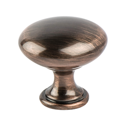 25% OFF Berenson Euro Moderno 1-3/16 Inch Diameter Brushed Antique Copper Cabinet Knob, Classic Comfort Series, Zinc Material, Transitional Style