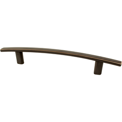 Berenson Transitional Advantage One 5-1/16 Inch Center to Center Verona Bronze Bow Pull for Cabinets and Drawers