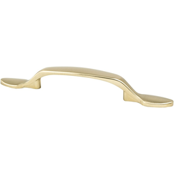 Berenson Traditional Advantage Two 3 Inch Center to Center Spade End Pull, Champagne Finish, Zinc Material, Traditional Style