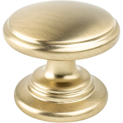Berenson Traditional Advantage Two 1-3/16 Inch Diameter Champagne Tiered Roped Pull Knob, Zinc Material, Traditional Style