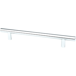 Berenson Transitional Advantage Two 6-5/16 Inch Center to Center T-Bar Pull in Polished Chrome, Ideal for Cabinets and Drawers