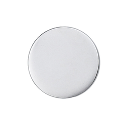 1-5/8 Inch Diameter Mid Century Modern Classic Round Knob, Matte Chrome