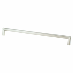 Berenson Metro 18 Inch Center to Center Cabinet Appliance Pull in Brushed Nickel, Contemporary Style for Modern and Professional Interiors