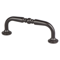 25% OFF Berenson American Classics 3 Inch Center to Center Rubbed Bronze Cabinet Pull, Traditional Style Zinc Material
