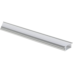 48 Inch 002 Series Recessed Tape Light Housing, Frosted Lens