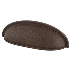 25% OFF Berenson American Classics 3 Inch Center to Center Dull Rust Cabinet Cup Pull, Traditional Zinc Handle for Cabinets and Drawers
