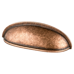 25% OFF Berenson American Classics Traditional 3 Inch Center to Center Weathered Copper Cabinet Cup Pull for Farmhouse Style Cabinets