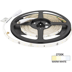 197 Inch Drizzle 12V DC Tape Light, Lower Light Output, 2700K Warm White