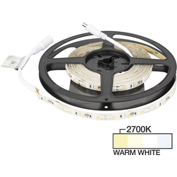 16-5/12 Foot Length Radiance Medium Light Output LED Tape Light, 12V/24W, 1.5 Watts per foot, Waterproof IP65, 2700K Warm White