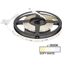  16-5/12 Foot Length Radiance Medium Light Output LED Tape Light, 12V/24W, 1.5 Watts per foot, Waterproof IP65, 3000K Soft White
