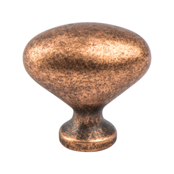 Berenson American Classics Traditional Knob, 1-5/16 Inch Length, Weathered Copper Finish, Zinc Material