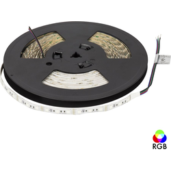  32 Foot Length Chroma RGB Color Changing LED Tape Light, 12V/1.5 W Ft, Remote Tunable, Waterproof IP65 