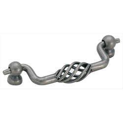 Clearance Sale, Village Classics 3-3/4 Inch Center to Center Weathered Nickel Cabinet Pull
