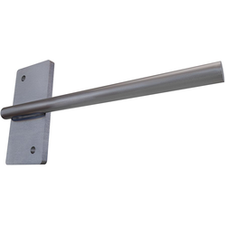 8 Inch Long Stud Mounted Shelf Support, Unfinished Steel