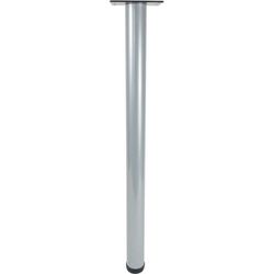 28 Inch Height x 2-3/8 Inch (60 mm) Diameter Rockwell Table Leg Set of 4, Aluminum