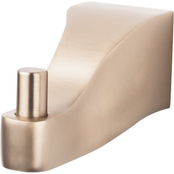 1-9/16 Inch Length Aqua Single Robe Hook, Brushed Bronze
