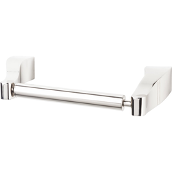 8-1/2 Inch Length Aqua Toilet Paper Holder, Polished Nickel