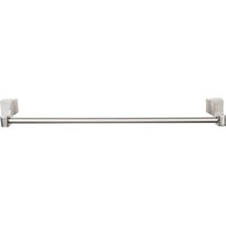 18 Inch Center to Center Aqua Single Towel Bar, Brushed Satin Nickel