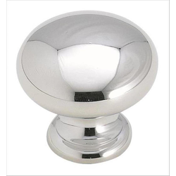 Clearance Sale, Brass Classics 1-1/4 Inch Diameter Polished Chrome Cabinet Knob