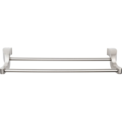 24 Inch Center to Center Aqua Double Towel Bar, Brushed Satin Nickel
