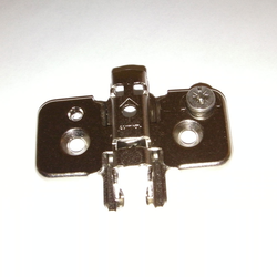 Blum 0mm Height Clip Cam Adjustable 2-piece Frameless Mounting Plate for Wood Screw Mounting 