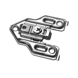  Blum 0mm Height Clip Face Frame Mounting Plate, Center Mounted with a 3/8" Screw Centerline 