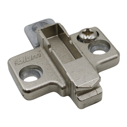  Blum 3mm Height Clip 2-piece Frameless Wing Mounting Plate for Euro-screw (Pozi) Screw Mounting 