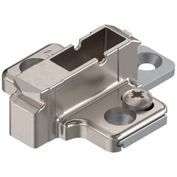Blum 9mm Height Clip 2-piece Frameless Wing Mounting Plate for Euro-screw (Pozi) Screw Mounting 