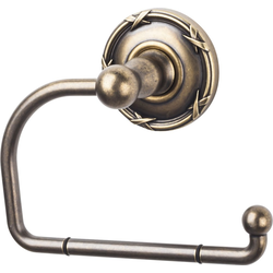 10% OFF 4-3/4 Inch Length Edwardian Toilet Paper Holder with Ribbon Backplate, Bronze