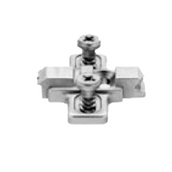  Blum 0mm Height Clip 1 Piece Frameless Mounting Plate for Euro-screw (Pozi) Screw Mounting 