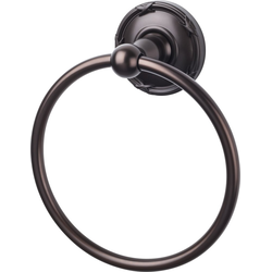 10% OFF 6-1/8 Inch Diameter Edwardian Towel Ring with Ribbon Backplate, Oil Rubbed Bronze