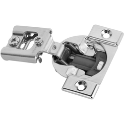 Compact 38N Blumotion Soft-Close 3/8 Inch Overlay Face-Frame Hinge, 105-Degree Opening Angle, Screw Fixed Mounting 