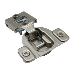 Compact 38N Hinge and Mounting Plate 1/2 inch Overlay