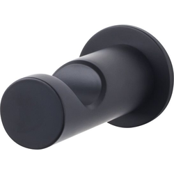 1-1/2 Inch Length Hopewell Single Robe Hook, Flat Black