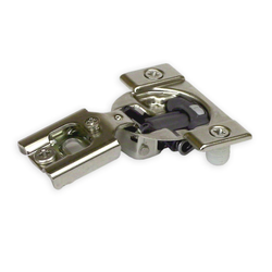Compact Blumotion 38N 3/8 Inch Overlay Soft Close Face Frame Hinge/Plate, Screw-On and Dowel Installation 