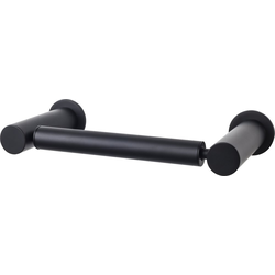 8-1/4 Inch Length Hopewell Toilet Paper Holder, Flat Black